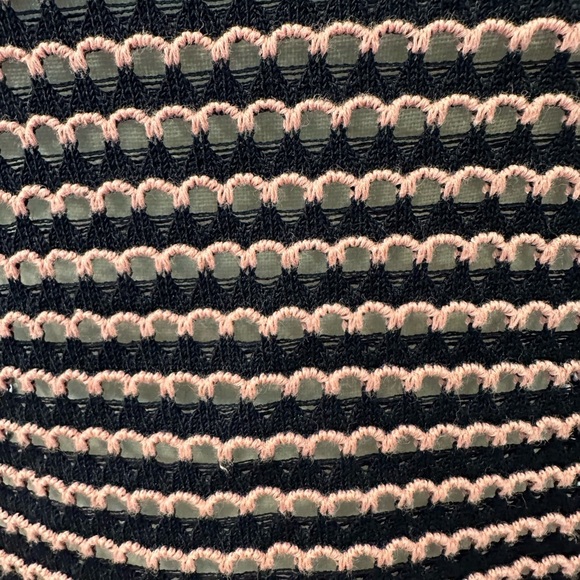 Zara knit SZ S swim cover up top dress EUC striped knit pattern - Picture 3 of 9